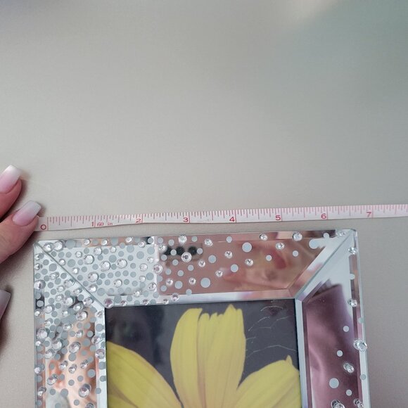 4x6 picture frame with crystal embellishment - Picture 6 of 7